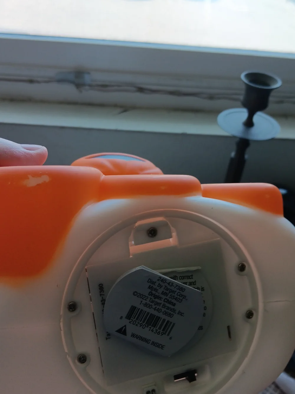 Blow Plastic Ghost Halloween Decor, Nwts, Lights Up, Vintage Feel.